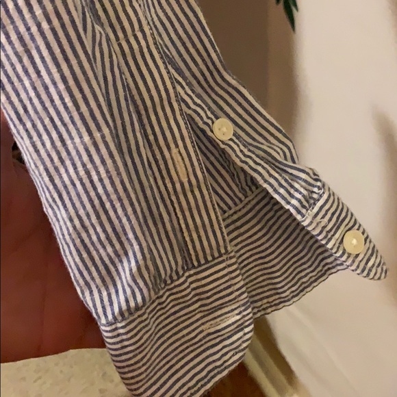 EUC Gap Striped Collared Long Sleeve Tunic D3 - Picture 3 of 3